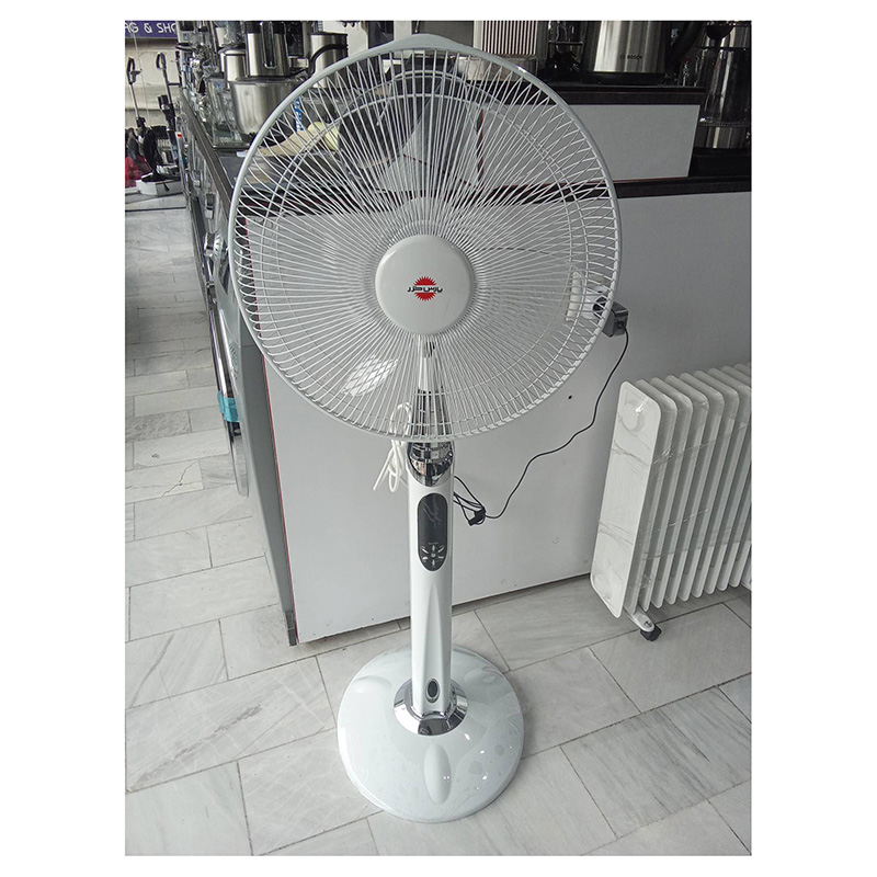 پنکه پایه بلند پارس خزر مدل رعنا - Rana سفید نقره ای