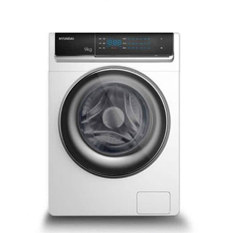 ماشین لباسشویی هیوندای مدل HWM-9418 ظرفیت ۹ کیلوگرم درب از جلو با موتور BLDC و ۱۸ برنامه